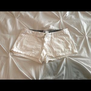 Ladies White American Eagle Shorts